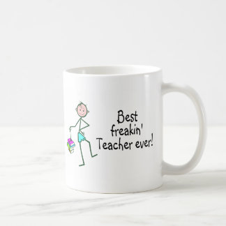 Taza De Café El mejor profesor de Freakin nunca