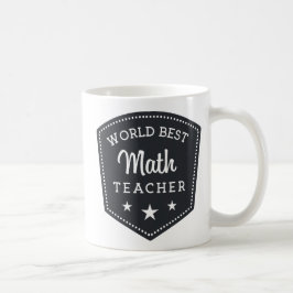 Taza De Café El mejor profesor de matemáticas del profesor de
