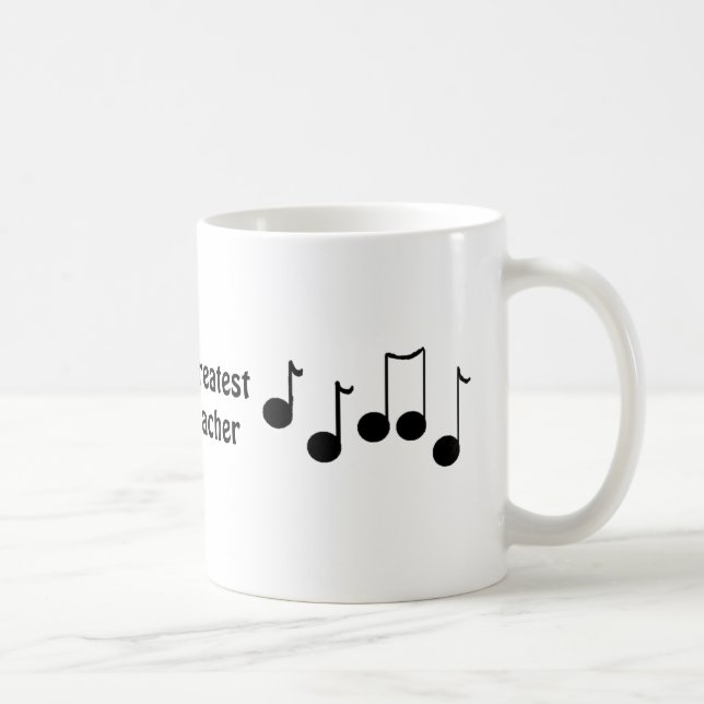Taza De Café El mejor profesor de música del mundo (Derecha)