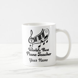 Taza De Café El mejor profesor de piano de los mundos