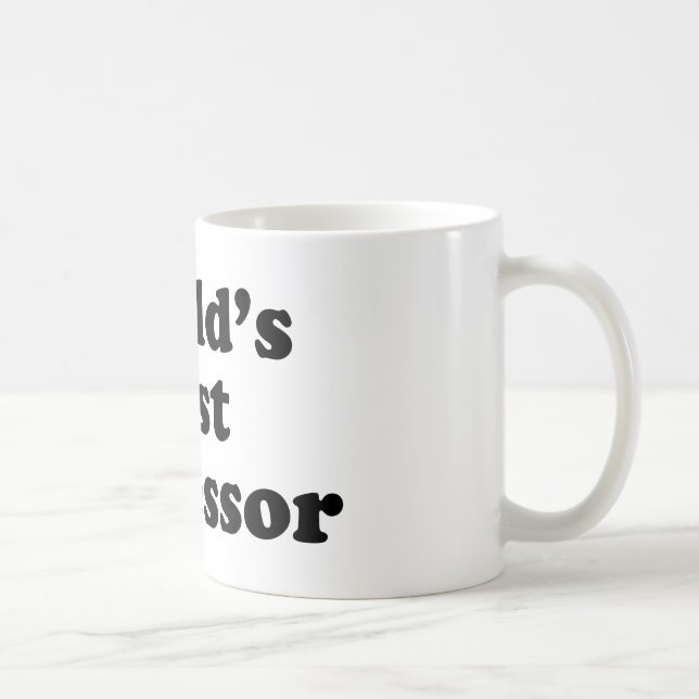 Taza De Café El mejor profesor del mundo (Derecha)