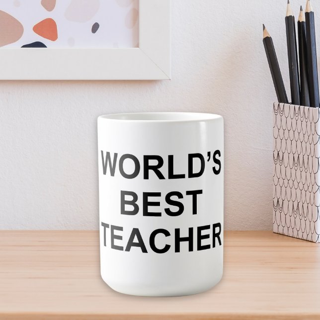 Taza De Café El mejor profesor del mundo (Subido por el creador)