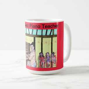 Taza De Café ¡El mejor profesor del piano del mundo!