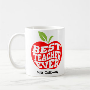 Taza De Café El Mejor Profesor Personalizado