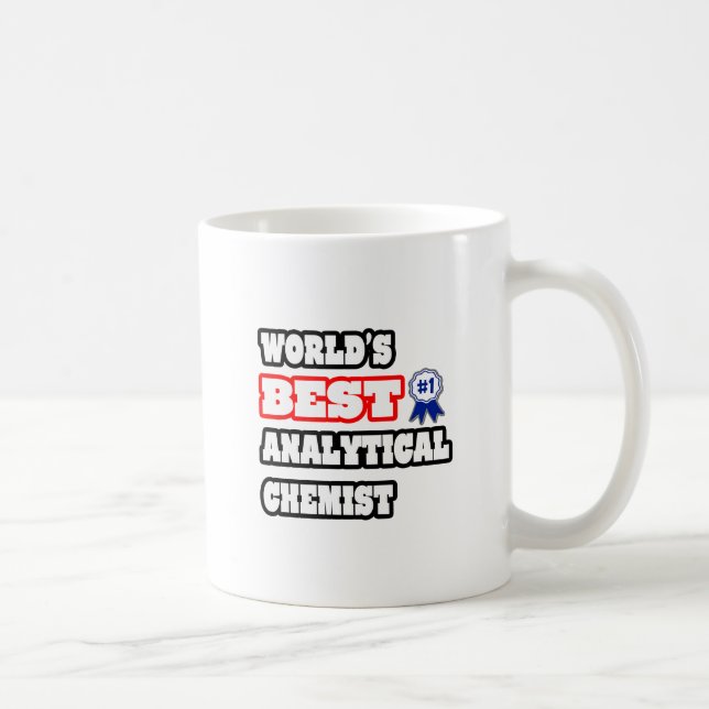Taza De Café El mejor químico analítico del mundo (Derecha)