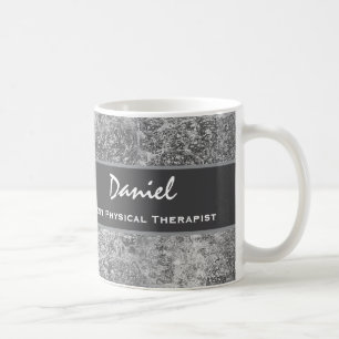 Taza De Café El mejor regalo de mármol gris V2 de la mirada de