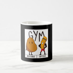 Taza De Café El mejor regalo del gimnasio de patatas