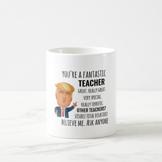 Taza De Café El mejor regalo del profesor (Centro)