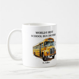 Taza De Café El mejor regalo para conductores escolares del mun