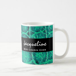 Taza De Café El mejor regalo verde siempre verde azulado de la
