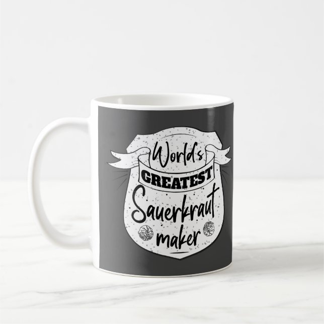 Taza De Café El mejor Sauerkraut más gracioso del mundo (Izquierda)