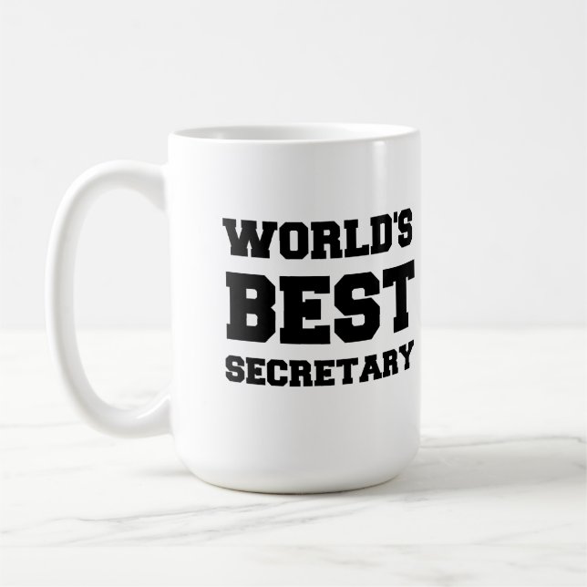 TAZA DE CAFÉ EL MEJOR SECRETARIO DEL MUNDO (Izquierda)