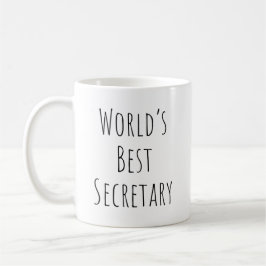 Taza De Café El mejor secretario del mundo