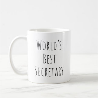 Taza De Café El mejor secretario del mundo