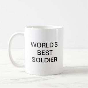 Taza De Café El mejor soldado del mundo