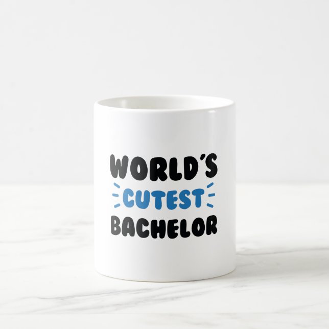 Taza De Café El mejor soltero del mundo (Centro)
