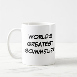 Taza De Café "El mejor sommelier del mundo" Mug
