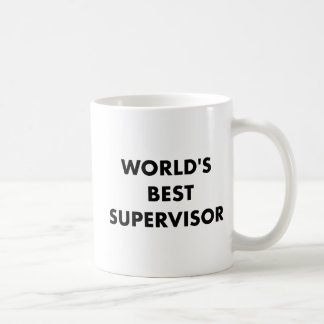 Taza De Café El mejor supervisor de los mundos