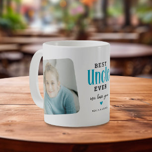 Taza De Café El MEJOR TÍO del mundo 2 Foto Regalo Bonito