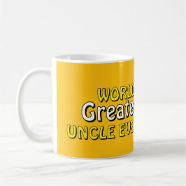 Taza de café "El mejor tío del mundo jamás creado"