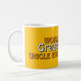 Taza de café "El mejor tío del mundo jamás creado"