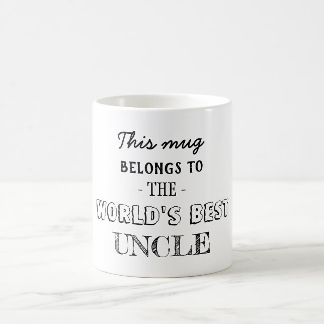 Taza De Café El Mejor Tío Pertenece Aquí (Centro)