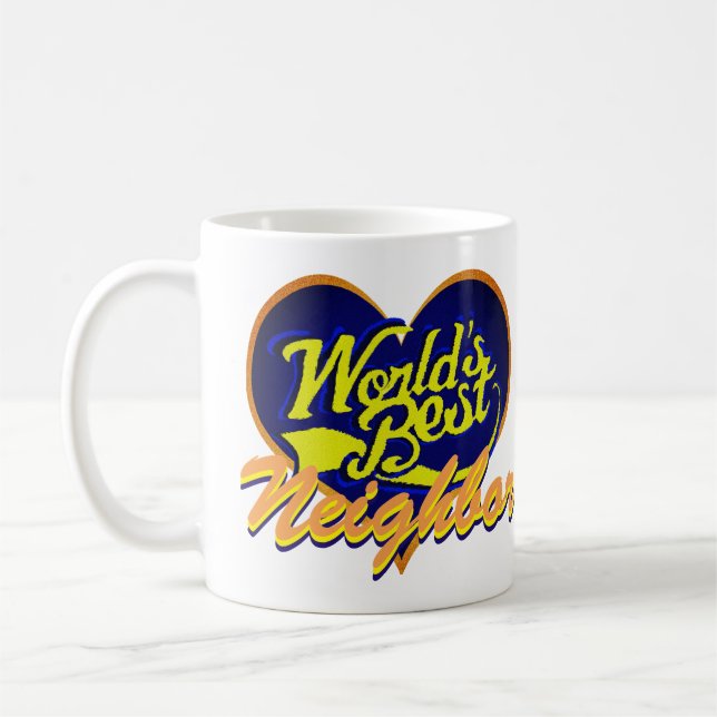 Taza De Café El mejor vecino del mundo (Izquierda)