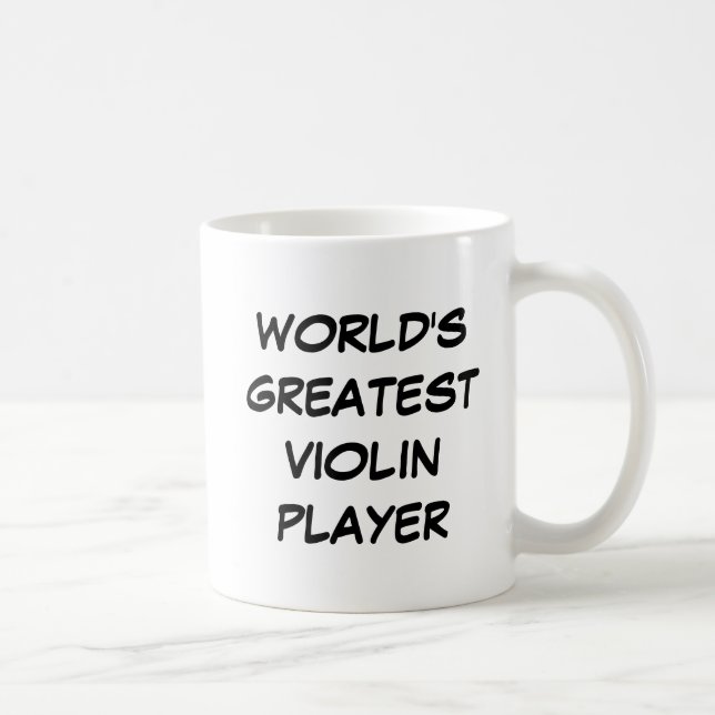Taza De Café "El mejor violinista del mundo" (Derecha)