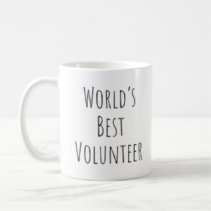 Taza De Café El mejor voluntario del mundo