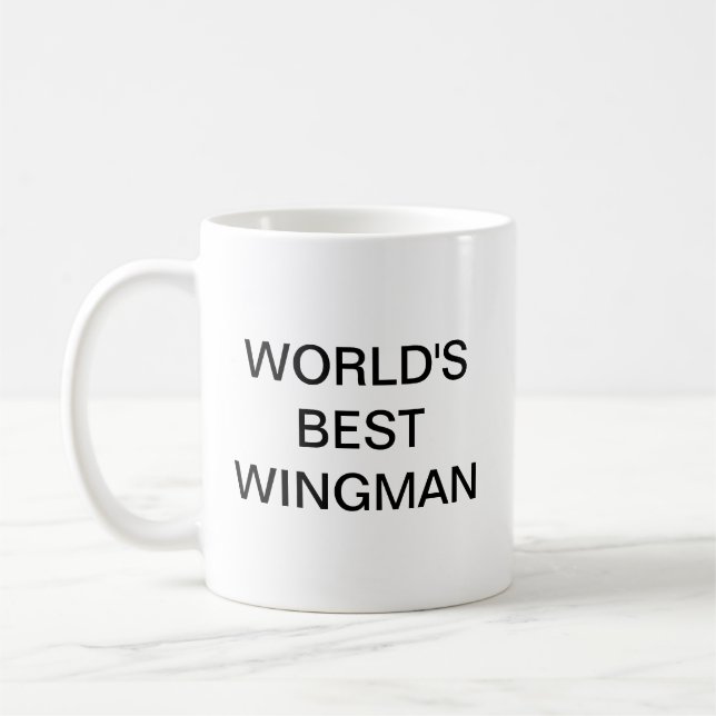 Taza De Café El mejor Wingman del mundo (Izquierda)