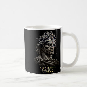 Taza De Café El Memento Estúico Filosófico Recuerda Vivir