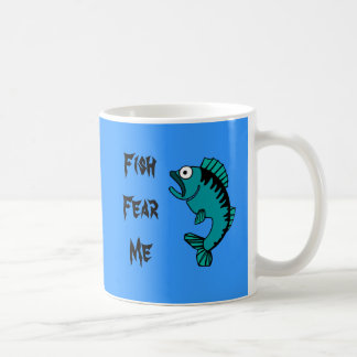 Taza De Café El miedo al pez trasero