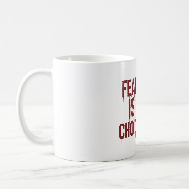 Taza De Café El miedo es una opción (Izquierda)