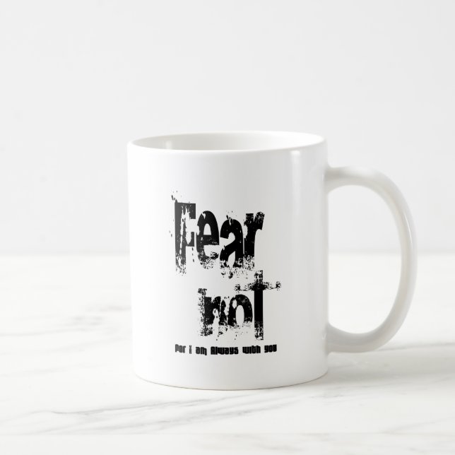 Taza De Café El miedo no es cristiano (Derecha)