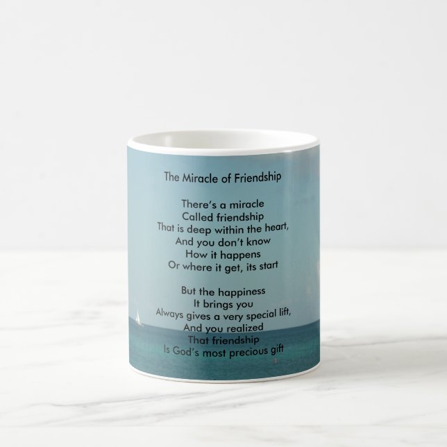 Taza De Café El milagro de la amistad (Centro)