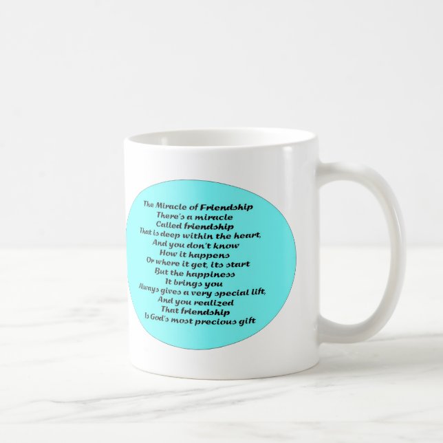 Taza De Café El milagro de la amistad (Derecha)