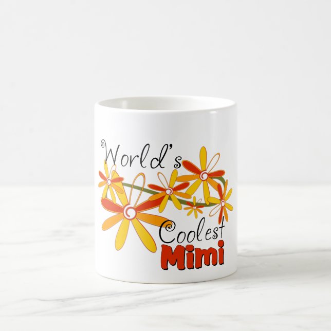 Taza De Café El Mimi más fresco del mundo floral (Centro)