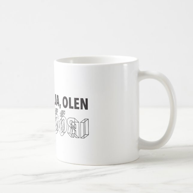 Taza De Café El minua de Usko, olen insinööri. (Derecha)