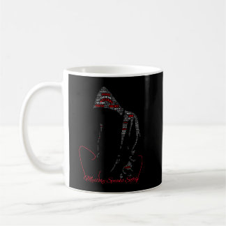 Taza De Café El Misterio Habla Suavemente | Tipografía de Cuerv