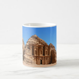 Taza De Café El monasterio Petra Jordan