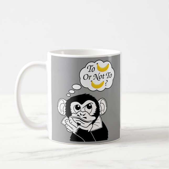 Taza De Café El mono de Shakespeare (Izquierda)