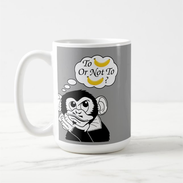 Taza De Café El mono de Shakespeare (Izquierda)
