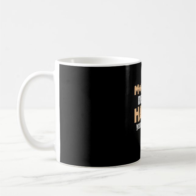 Taza De Café El mono me hace feliz (Izquierda)