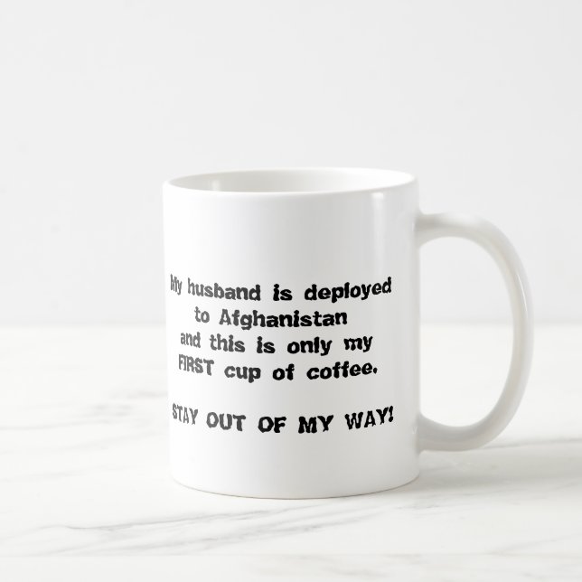 Taza De Café El monocromo HACIA FUERA AFRONTA (Derecha)