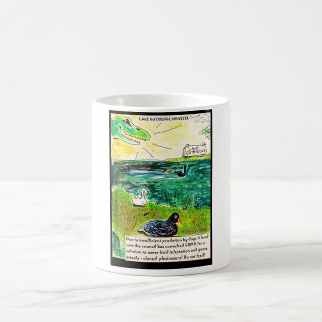 Taza De Café El Monstruo del Lago Guthridge (Centro)
