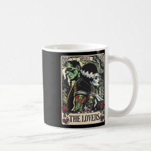 Taza De Café El Monstruo Frankenstein Y Bride Los Amantes Del T