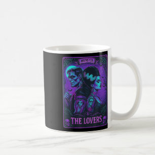 Taza De Café El Monstruo Frankenstein Y Bride Los Amantes Del T