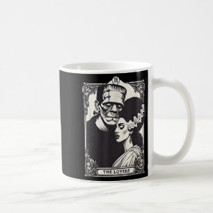 Taza De Café El Monstruo Frankenstein Y Bride Los Amantes Del T
