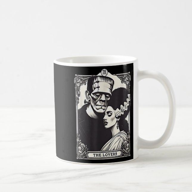 Taza De Café El Monstruo Frankenstein Y Bride Los Amantes Del T (Derecha)