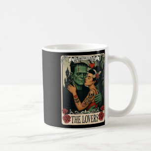 Taza De Café El Monstruo Frankenstein Y Bride Los Amantes Del T